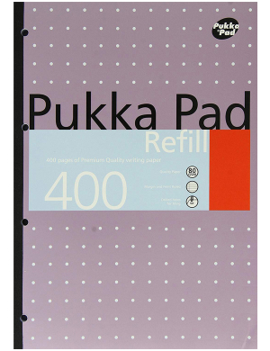 Pukka Pad A4 400Pg Refill Pad - Mauve